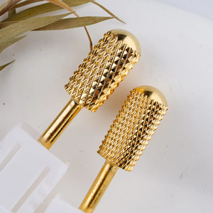 3/32 מצופה זהב yueshi/"חלק עליון גדול cuticle טונגסטן קרביד בטיחות 5xc 4xc מסמר מקדחה קצת
