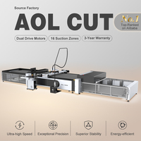 Plotter de Corte CNC de Cama Plana AOYOO con Cuchilla Oscilante para Cajas de Cartón de Nido de Abeja y Tablero de Espuma de PVC