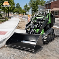 EPA-Zugelassener Kompakter Raupenlader LOGWAY mit Kompaktem Aufbau für Enge Baustellen und Gartenarbeiten