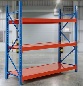 <span class=keywords><strong>Scaffalature</strong></span> in metallo industriale per garage e magazzini di media portata rastrelliera Boltless con 5 strati di ripiani in acciaio per imballaggio in cartone - Product Image 6