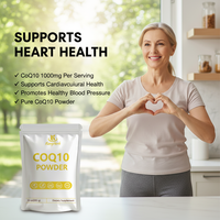 Poudre de CoQ10 Antioxydant à 98% de Pureté Élevée pour la Santé Cardiaque