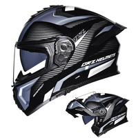 Casque de moto homologué DOT, casque de motocross rabattable avec visière double, casque modulable intégral pour adultes, hommes, cascos para motos