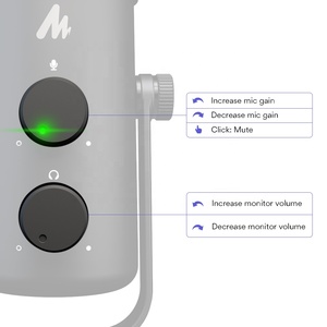 Desktop Usb Microfoni <span class=keywords><strong>per</strong></span> <span class=keywords><strong>Giochi</strong></span> <span class=keywords><strong>per</strong></span> Computer, trasmissione in diretta, youtube e skype - Product Image 5