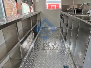 Neue hochwertige industrielle kommerzielle Fabrik maßge schneiderte quadratische 220cm hochwertige Küche <span class=keywords><strong>Food</strong></span> Truck Mobile <span class=keywords><strong>Food</strong></span> Trailer - Product Image 3