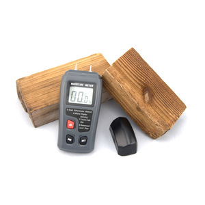 Wood <b>Moisture</b> <b>Meter</b> EMT01 Needle Type Digital Hygrometer For Wood Testing With LCD Display And Multiple Wood Types Setting - Product Image 1