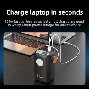 PORPIU 2025 nuovo caldo di vendita 100W Super ad alta potenza per con i vari computer portatili ad alta capacità 60000mah Power Bank per il telefono - Product Image 3