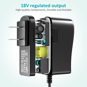 36W Universal <b>Switching</b> Power Adapter 18V 2A Multi <b>Plug</b> DC Charger <b>with</b> 10 Connectors for Electronics Devices - Product Image 6