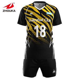 Set bola voli desain Jersey, seragam voli tipis dan ringan portabel terbaru - Product Image 2