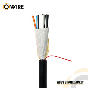Gran oferta, chaqueta LSZH de modo único de 24 núcleos, Cable óptico autoportante aéreo para exteriores, gran oferta, Cable de fibra óptica de utilidad ADSS - Product Image 2