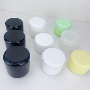 Wholesale 10g 20g 30g 50g 100g Yellow Pink White Lip Balm Scrub Container Empty PP Plastic Cosmetic <b>Eye</b> Face Cream Jar with Lid - Product Image 1