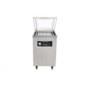 Machine de mise sous vide semi-automatique DZ-500L pour l'emballage de particules alimentaires séchées, céréales, viande, légumes, plastique et aluminium - Product Image 4