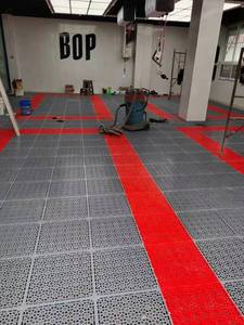 Garage Interlocking PP Flooring <strong>Tiles</strong> Anti-Scratch SPC Click Lock for Hotel Apartment Villa 4S Car Wash Shop - Product Image 2