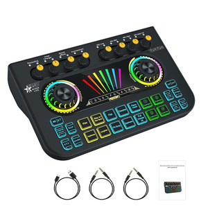 Портативный цифровой аудиомикшер для студии, <span class=keywords><strong>DJ</strong></span>-пульт, USB-интерфейс с шумоподавлением, 1000-1499 мАч - Product Image 1