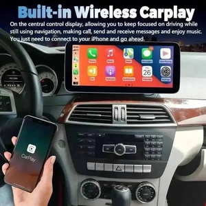 สำหรับรถเบนซ์ C Class W204 ปี 2011 2012 2013 เครื่องเล่นวิดีโอ จอภาพติดรถยนต์ วิทยุติดรถยนต์ รองรับ Carplay ระบบนำทาง GPS Android Auto เครื่องเสียงติดรถยนต์ - Product Image 2