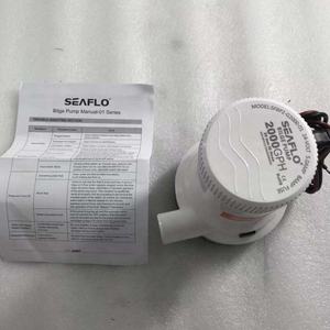 ชิ้นส่วนอะไหล่เรือเดินทะเลใช้เครื่องยนต์ดีเซลรุ่น SFBP2-<span class=keywords><strong>G2000</strong></span>-01 24V ปั๊มท้องเรือ2000GPH - Product Image 5