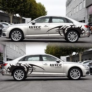 4 cái Lớn Ngọn Lửa Đồ Họa Thân Xe Bên Decal Dán Mát Mẻ Cho Cửa Xe Và Phía Sau Bánh Xe Trang Trí Nội Thất Sticker - Product Image 5