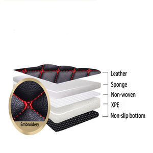 Vendita calda in pelle artificiale su misura impermeabile e resistente all'usura da uomo e da donna tappetino per auto per Chevrolet - Product Image 4