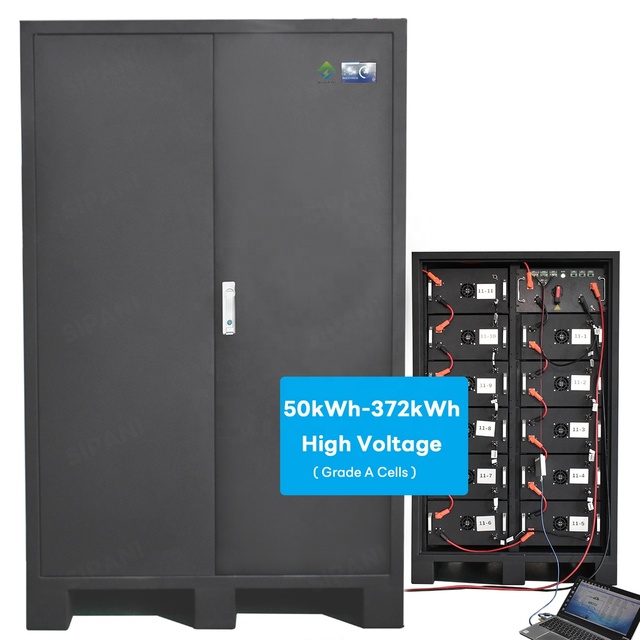 Server Rack Battery 528V Solar Battery Module Storage System 105kwh 150kWh HV ESS Rack Mount High Voltage Lifepo4 Cabinet