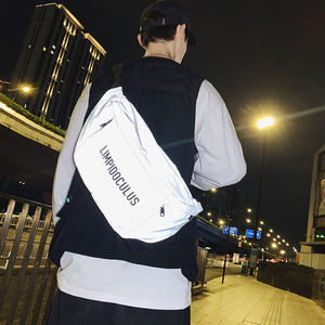 Riñonera deportiva reflectante grande personalizada con correa ajustable para motocicletas - Product Image 5