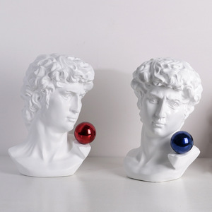 Scultura Moderna in Stile Europeo di <span class=keywords><strong>David</strong></span>, Ornamento da Tavolo per Soggiorno, Decorazione Artistica per la Casa - Product Image 3