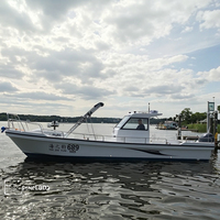Grandsea nouveau bateau à console centrale en fibre de verre pour les loisirs et le divertissement avec moteur hors-bord