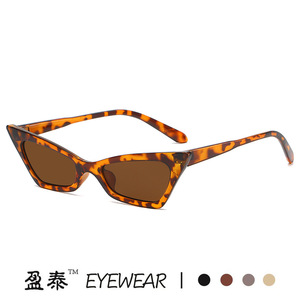 แว่นกันแดดทรงแคทอายสีดำ UV400 แฟชั่นสำหรับผู้หญิง - Product Image 5