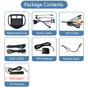 วิทยุหน้าจอสัมผัสสำหรับรถยนต์ระบบแอนดรอยด์หัวรถวิทยุนำทาง GPS CarPlay WiFi BT สเตอริโอ carplayer สำหรับ Chevrolet Aveo <span class=keywords><strong>2019</strong></span> + - Product Image 4