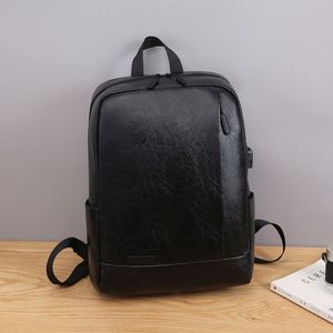 Sac à dos en PU élégant et de haute qualité, sac à bandoulière décontracté pour ordinateur portable pour homme, logo personnalisé - Product Image 5