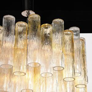 आधुनिक सुरुचिपूर्ण चार स्तरों ने घर के सजावट लिविंग रूम के लिए बेलनाकार हाथ से उड़ा ग्लास चेंडेलियर - Product Image 3