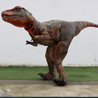 Kostum Dinosaurus Velociraptor Robot Realistis yang Dapat Disesuaikan, Rangka Logam, Bersertifikasi CE, Ukuran Asli, Kontrol Manual, Untuk Sekolah, Dalam Ruangan, Umum