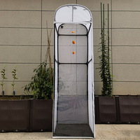 Usine En Gros Solide Motif PVC Cadre Jumbo Papillon Cage Insecte Élevage Serre Reptile PVC Cages En Plastique Durable