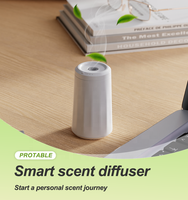 Diffuseur de parfum de voiture Ultrasonic Silent Waterless Scent Fragrance oil Aroma Diffuser Desktop Home Office Perfume oils Nebulizador