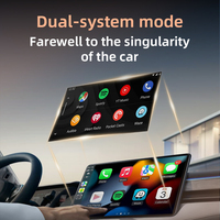 Nouvelle boîte CarPlay sans fil universelle portable 2 en 1, filaire vers sans fil pour iPhone Apple CarPlay et Android Auto, adaptateur CarPlay