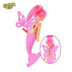 Muñeca <span class=keywords><strong>de</strong></span> Dedo SUNSEED <span class=keywords><strong>de</strong></span> 6 Pulgadas con Articulaciones Flexibles, Diseño <span class=keywords><strong>de</strong></span> la Sirenita, Cola Móvil, para Niños, Regalo Promocional - Product Image 3