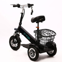 500W tricycles électriques pliants à trois roues Portable léger 3 roues Scooter électrique vélos électriques