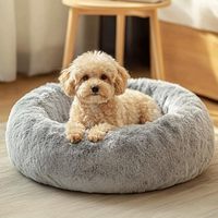 Le lit pour chat est moelleux, en peluche, double couche, canapé doux pour animaux de compagnie, canapé-lit orthopédique, adapté aux petits chats et chiens.
