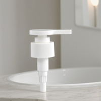 28/410 gros blanc Ribber tout distributeur de pompe à Lotion en plastique pour bouteille cosmétique