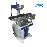 Machine à graver pour conception de bijoux de bureau, pour conception de stylo à chaîne en or, avec courroie convoyeur