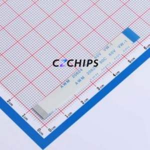 JS05B-15P-060-3-4 FFC Cable (Flexible Flat Cable) P=0.5mm Connector 15P 0.5mm 0.3mm Reverse - Product Image 1