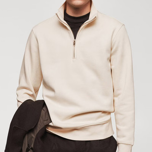 <span class=keywords><strong>Felpa</strong></span> con Collo Alto e Mezza Zip per <span class=keywords><strong>Uomo</strong></span>, Pullover Sostenibile ed Ecologico, Maglione in Jersey con Zip, <span class=keywords><strong>Felpa</strong></span> <span class=keywords><strong>Polo</strong></span> Lavorata a Maglia per <span class=keywords><strong>Uomo</strong></span> - Product Image 1