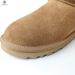 Bottes d'hiver et de printemps pour femmes, doublées de peau de <span class=keywords><strong>mouton</strong></span> et de laine mérinos australienne véritable, confortables, antidérapantes, respirantes - Product Image 3