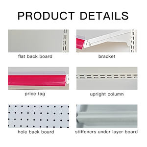 Lắp ráp kệ siêu thị thép cán nguội một mặt - Product Image 3