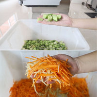 Éminceur 3-en-1 pour concombre, pomme de terre et carotte, automatique, électrique, en acier inoxydable 304, pour salade