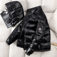 Veste matelassée à capuche zippée pour homme, tendance, design personnalisé, confortable, grande taille, imperméable, coupe-vent, chaude, pour l'extérieur