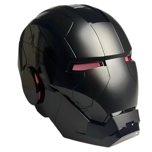 Máscara MK5 Popular 2026, Cosplay de Jarvis, Máscara de <span class=keywords><strong>Iron</strong></span> <span class=keywords><strong>Man</strong></span> Automática y Usable, <span class=keywords><strong>Casco</strong></span> de <span class=keywords><strong>Iron</strong></span> <span class=keywords><strong>Man</strong></span> Mk5 Totalmente Negro - Product Image 1