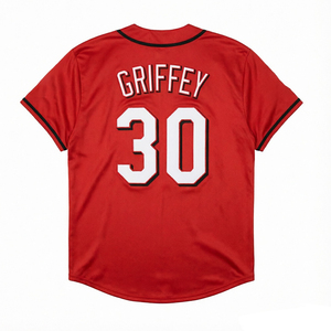 Camisetas de Béisbol Estilo Vintage para Hombre, Cosidas, 21 Deion Sanders, 30 Griffey Jr., 8 Joe <span class=keywords><strong>Morgan</strong></span>, 11 Barry Larkin, Tallas S-3XL - Product Image 5