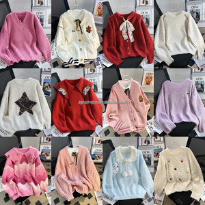 Ensemble deux pièces décontracté pour <span class=keywords><strong>femme</strong></span> grande taille 2026, motif géométrique, <span class=keywords><strong>pull</strong></span> tricoté et jupe ample amincissante, automne-hiver - Product Image 4