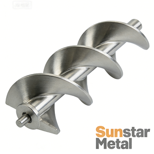 Repuestos de tornillo sin fin de acero inoxidable <span class=keywords><strong>316</strong></span> 316L para picadora de carne, personalizados y fundidos - Product Image 1