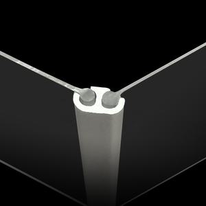 PC透明材料手风琴推拉门厨房隔断推拉门 - Product Image 5