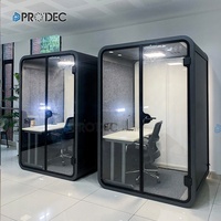 Cabine de travail préfabriquée pour espaces publics en gros